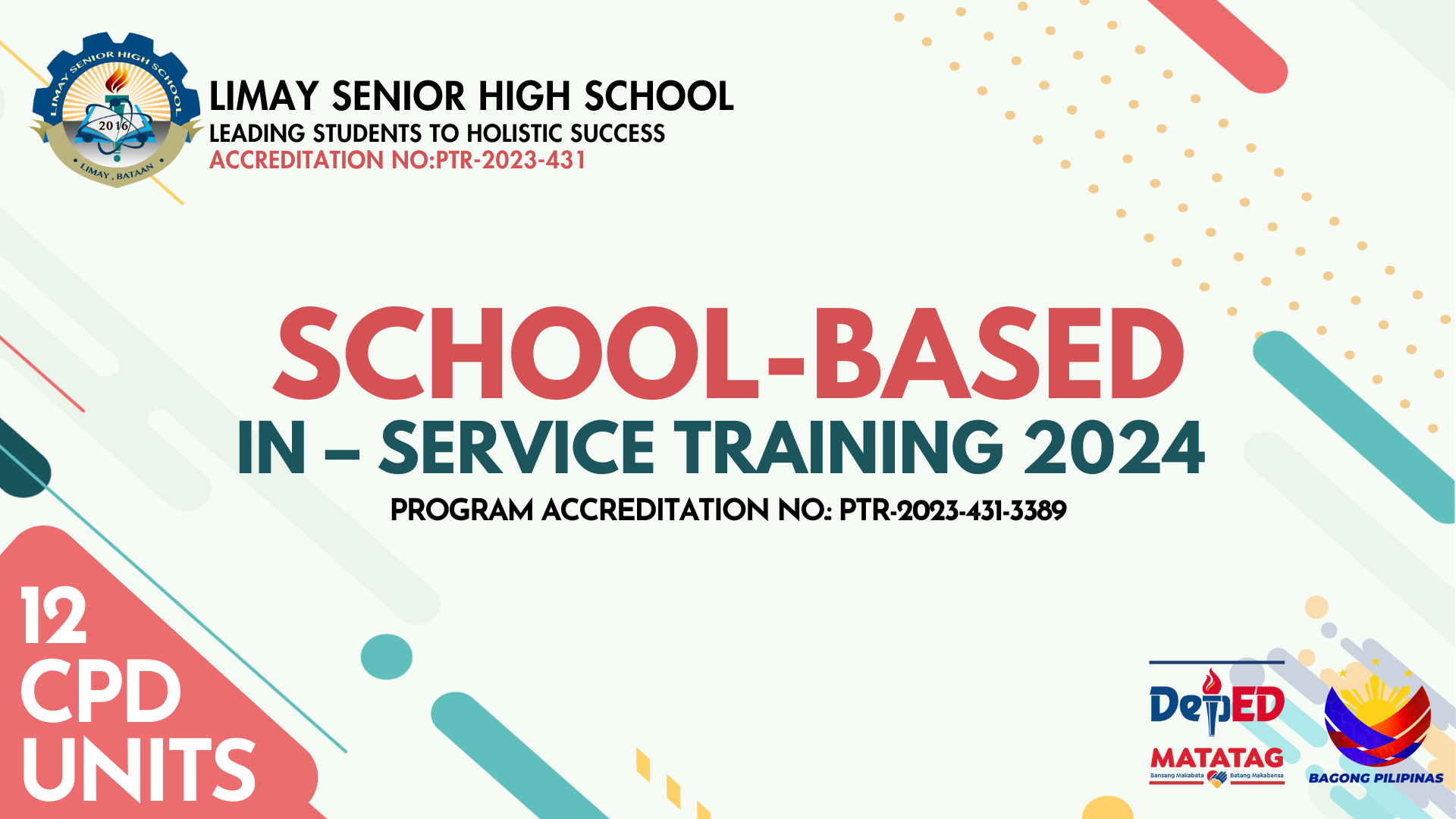 SCHOOL-BASED IN – SERVICE TRAINING 2024
