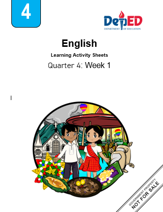 ENGLISH QUARTER 4 MODULE 1 - 2